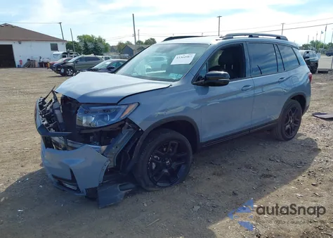 2024 Honda Passport Awd Black from USA, damaged, VIN 5FNYF8H87RB022618